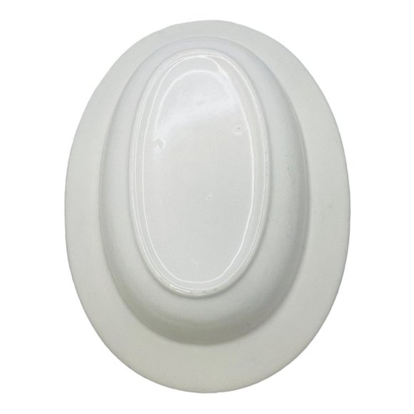 Vintage Vernon ware by Metlox Antiqua Oval Large Platter and Vegetable Bowl Set - Picture 7 of 10